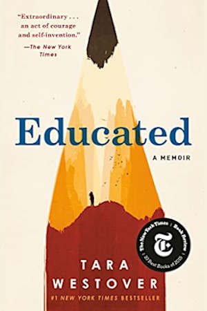 Book cover for Educated by Tara Westover