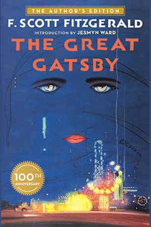 Book cover for The Great Gatsby by F. Scott Fitzgerald