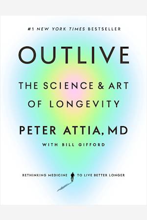 Book cover for Outlive by Peter Attia, MD
