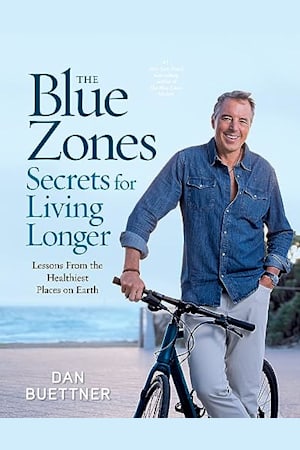 Book cover for The Blue Zones Secrets for Living Longer by Dan Buettner