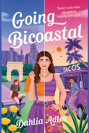 Book cover for Going Bicoastal by Dahlia Adler