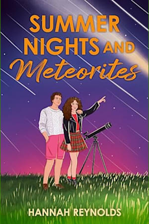 Book cover for Summer Nights and Meteorites by Hannah Reynolds