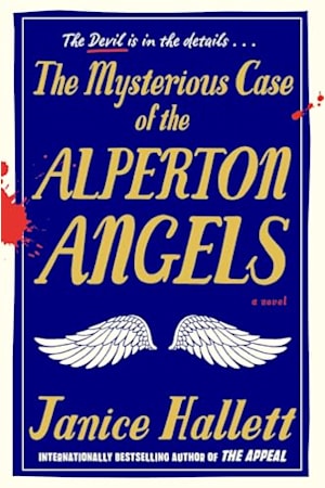 Book cover for The Mysterious Case of the Alperton Angels by Janice Hallett