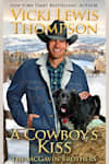 Book cover for A Cowboy's Kiss by Vicki Lewis Thompson