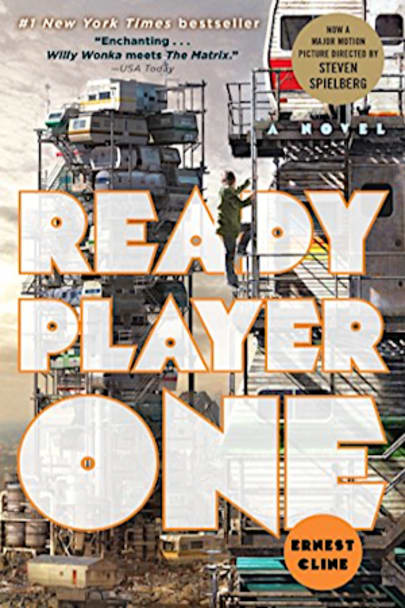 Book cover for Ready Player One by Ernest Cline