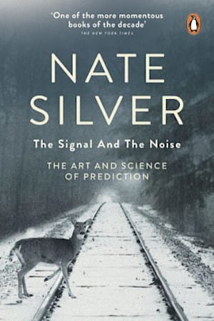 Book cover for The Signal and the Noise by Nate Silver