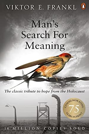 Book cover for Man’s Search for Meaning by Viktor E Frankl