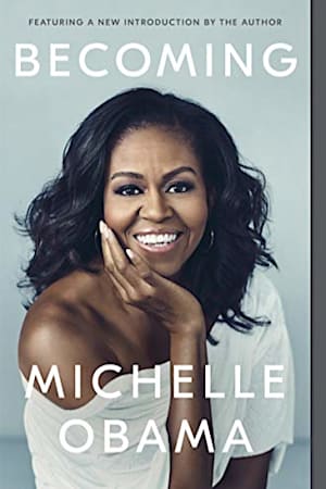 Book cover for Becoming by Michelle Obama