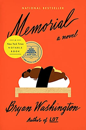 Book cover for Memorial by Bryan Washington