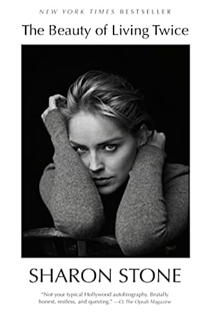 Book cover for The Beauty of Living Twice by Sharon Stone