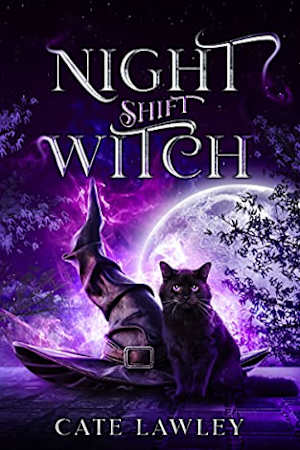 Book cover for Night Shift Witch by Cate Lawley