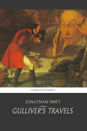 Book cover for Gulliverâs Travels by Jonathan Swift