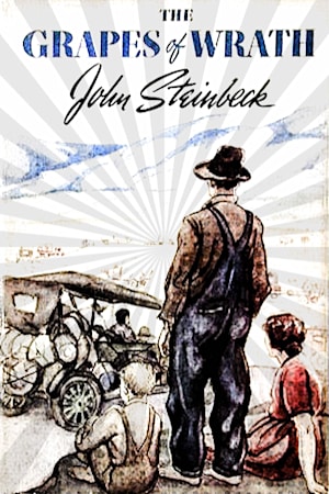 Book cover for The Grapes of Wrath by John Steinbeck