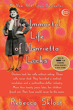 Book cover for The Immortal Life of Henrietta Lacks by Rebecca Skloot