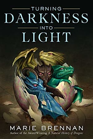 Book cover for Turning Darkness into Light by Marie Brennan