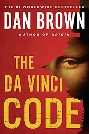 Book cover for The Da Vinci Code by Dan Brown