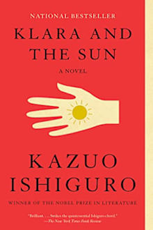 Book cover for Klara and the Sun by Kazuo Ishiguro