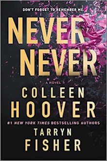Book cover for Never Never by Tarryn Fisher and Colleen Hoover