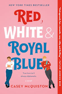 Book cover for Red, White & Royal Blue by Casey McQuiston