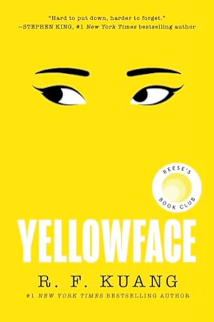Book cover for Yellowface by R. F. Kuang