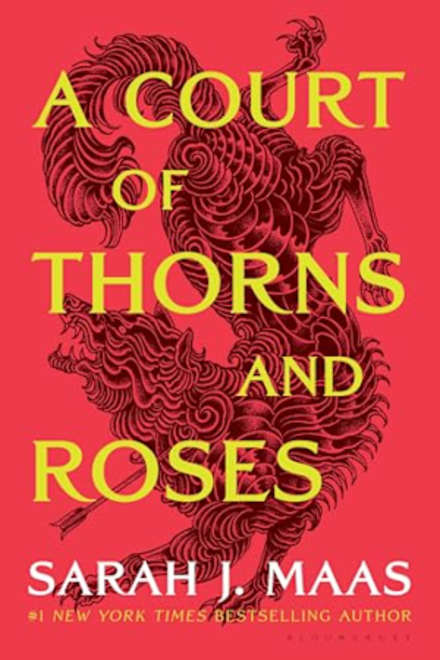 Book cover for A Court of Thorns and Roses by Sarah J. Maas