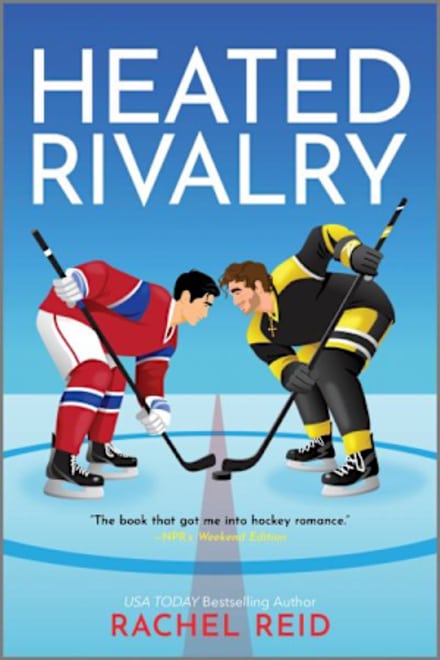 Book cover for Heated Rivalry by Rachel Reid