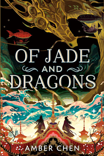 Book cover for Of Jade and Dragons by Amber Chen