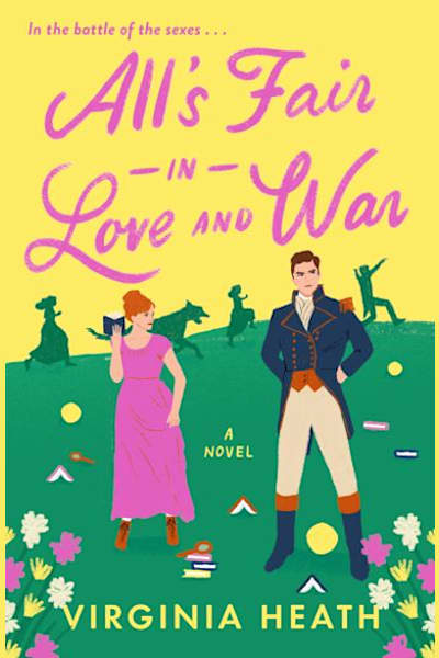 Book cover for All's Fair in Love and War by Virginia Heath
