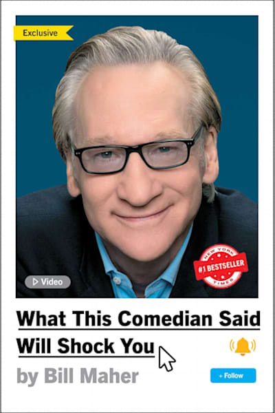 Book cover for What This Comedian Said Will Shock You by Bill Maher