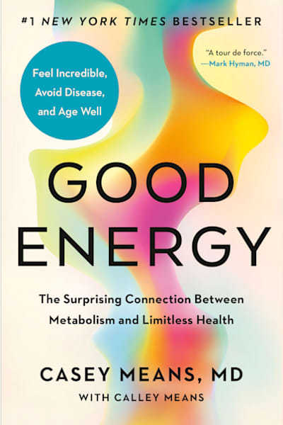 Book cover for Good Energy by Casey Means and Calley Means