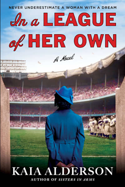 Book cover for In a League of Her Own by Kaia Alderson