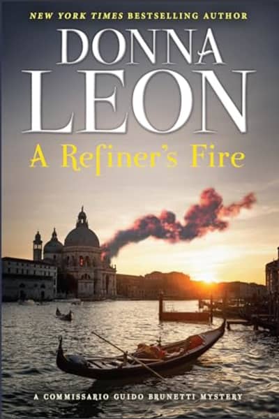 Book cover for A Refiner's Fire by Donna Leon