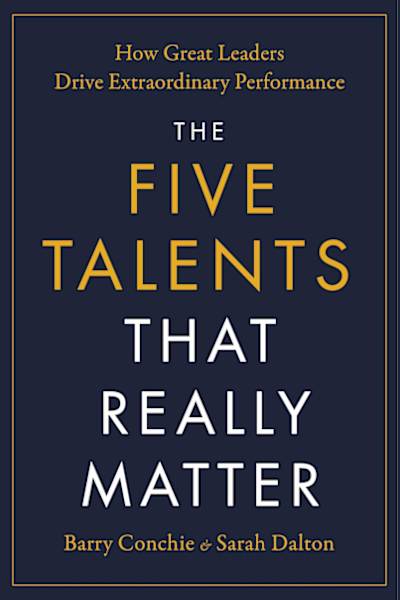 Book cover for The Five Talents That Really Matter by Sarah Dalton and Barry Conchie