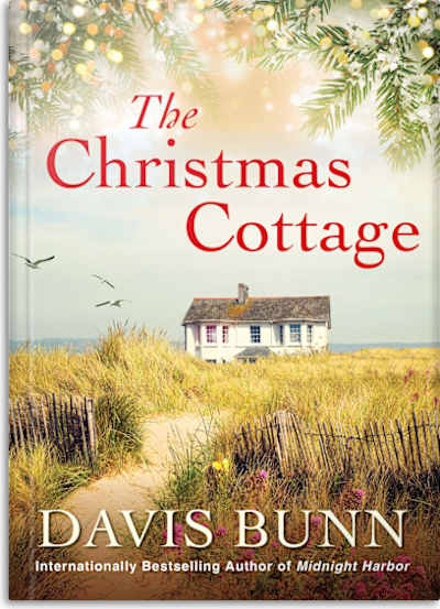 Book cover for The Christmas Cottage by Davis Bunn