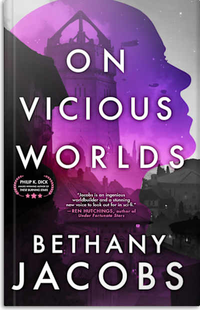 Book cover for On Vicious Worlds by Bethany Jacobs