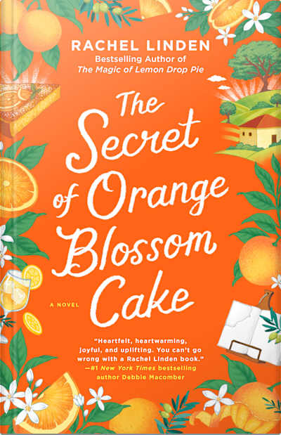 Book cover for The Secret of Orange Blossom Cake by Rachel Linden