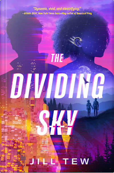Book cover for The Dividing Sky by Jill Tew