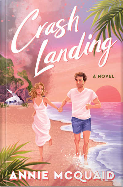 Book cover for Crash Landing by Annie McQuaid