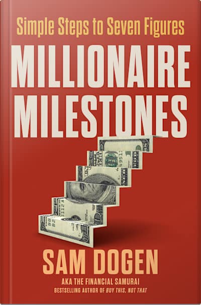 Book cover for Millionaire Milestones by Sam Dogen