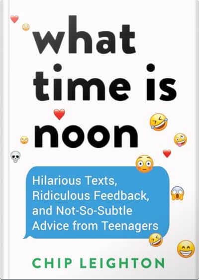 Book cover for What Time Is Noon? by Chip Leighton
