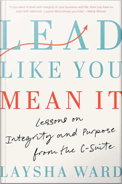 Book cover for Lead Like You Mean It by Laysha Ward