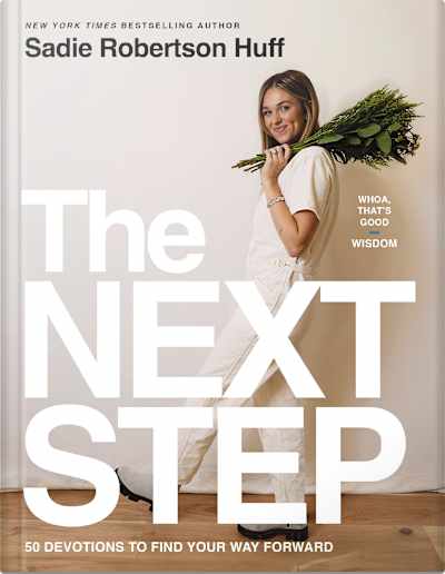Book cover for The Next Step by Sadie Robertson Huff