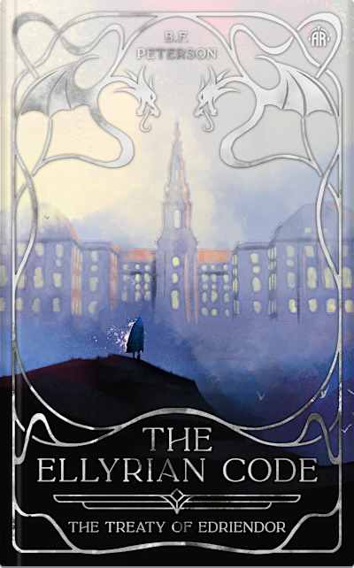Book cover for The Ellyrian Code by B. F. Peterson