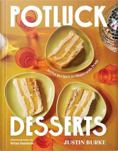 Book cover for Potluck Desserts by Justin Burke