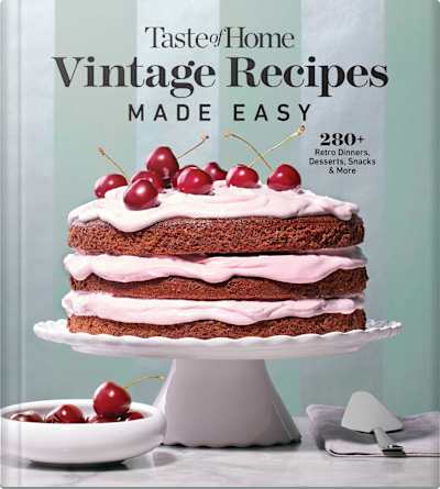 Book cover for Taste of Home: Vintage Recipes Made Easy by Taste of Home