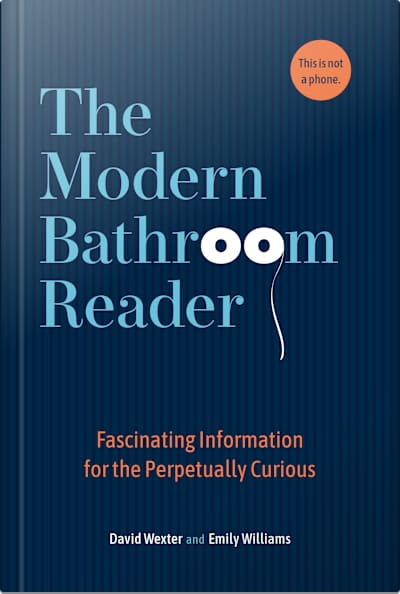 Book cover for The Modern Bathroom Reader by David Wexler and Emily Williams