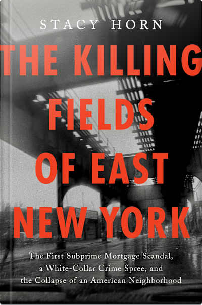 Book cover for The Killing Fields of East New York by Stacy Horn