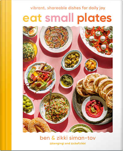 Book cover for Eat Small Plates by Zikki Siman-Tov and Ben Siman-Tov
