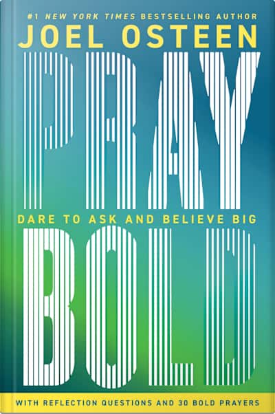 Book cover for Pray Bold by Joel Osteen