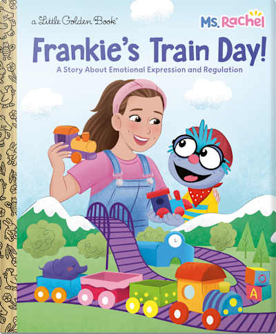 Book cover for Frankie's Train Day! by Ms. Rachel